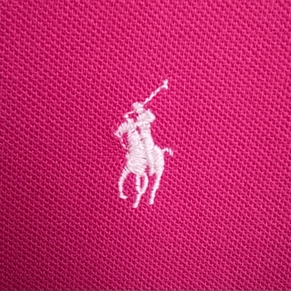 Ralph Lauren Tops - Ralph Lauren Skinny Polo / Peony Pink / Size Medium